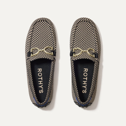 The Double Bit Driver in Classic Micro Check | Rothys Women