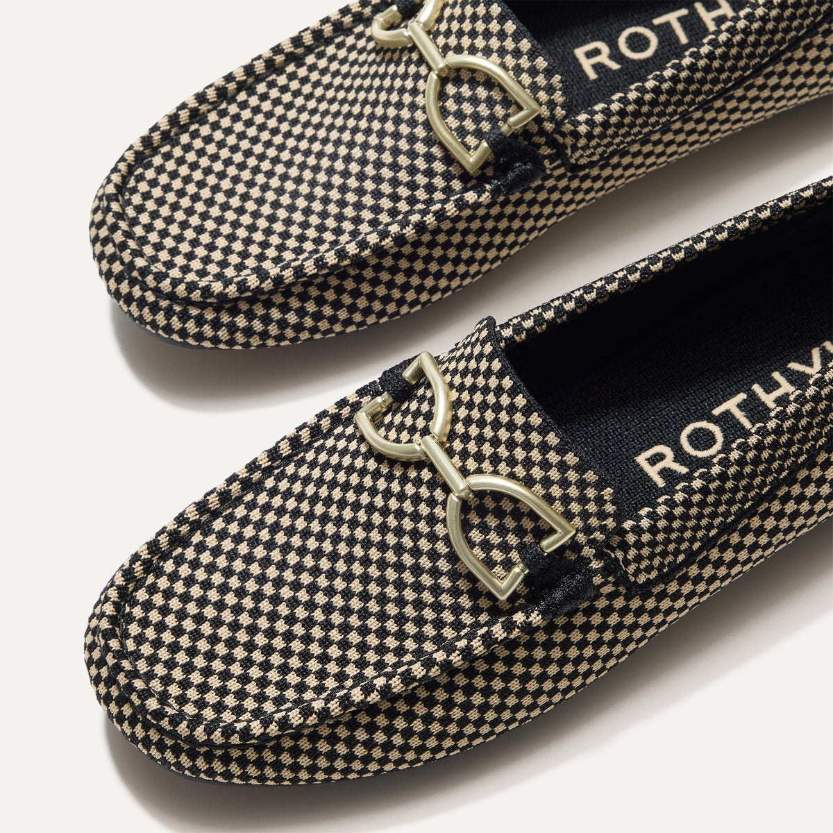 The Double Bit Driver in Classic Micro Check | Rothys Women