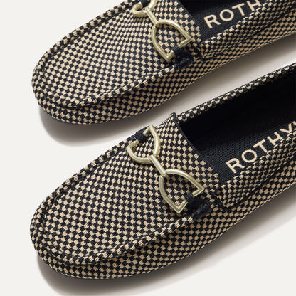The Double Bit Driver in Classic Micro Check | Rothys Women
