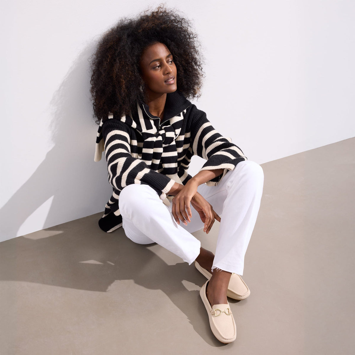 The Double Bit Driver in Sesame | Rothys Women
