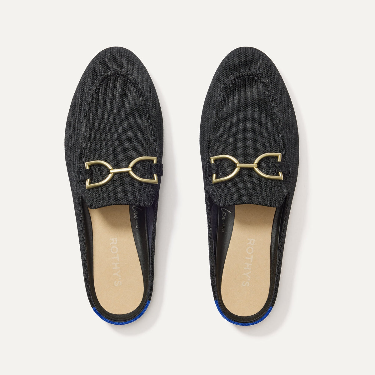 The Double Bit Loafer Mule in Black | Rothys Women