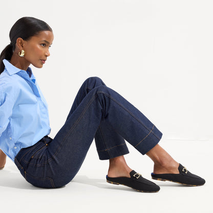 The Double Bit Loafer Mule in Black | Rothys Women