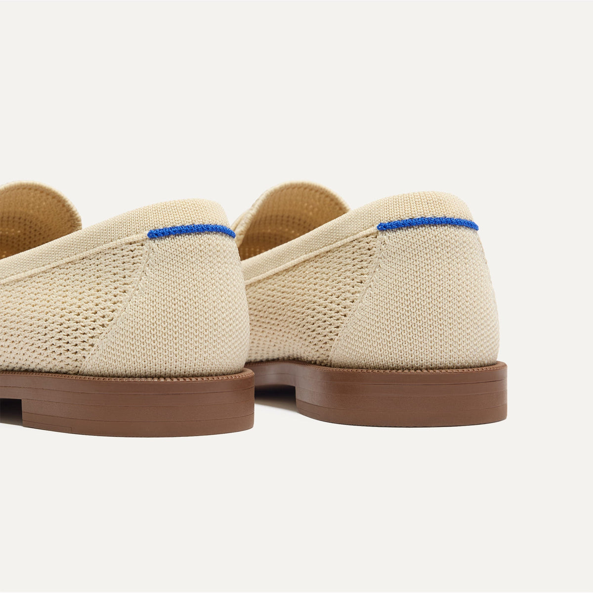 The Penny Loafer in Conch Raffia-Knit for Women | Rothys Women