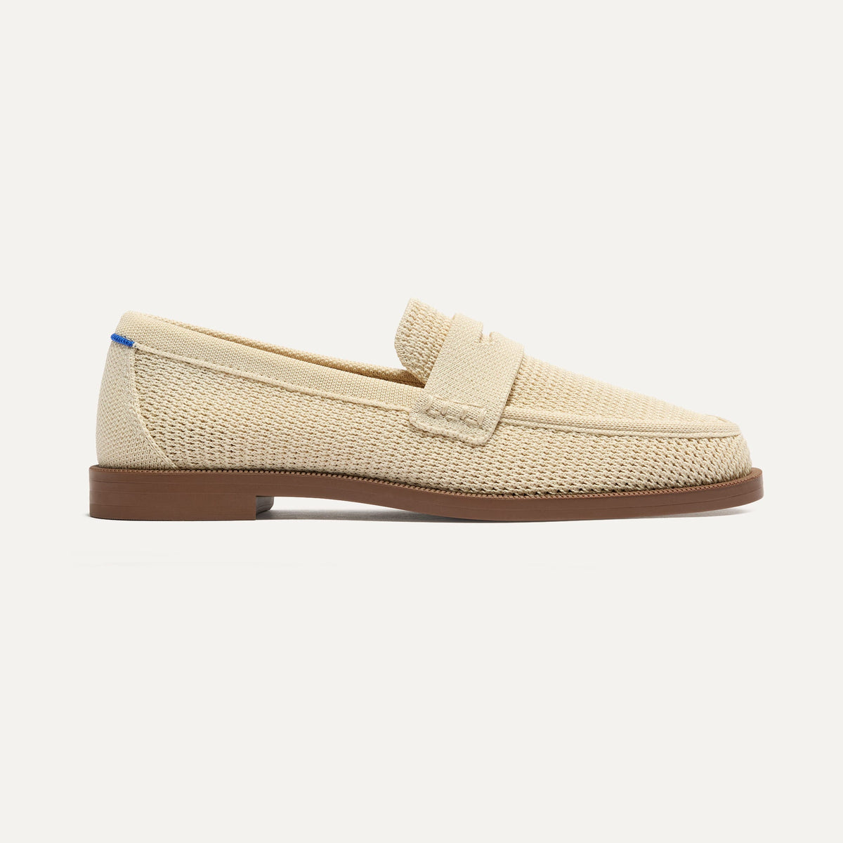 The Penny Loafer in Conch Raffia-Knit for Women | Rothys Women