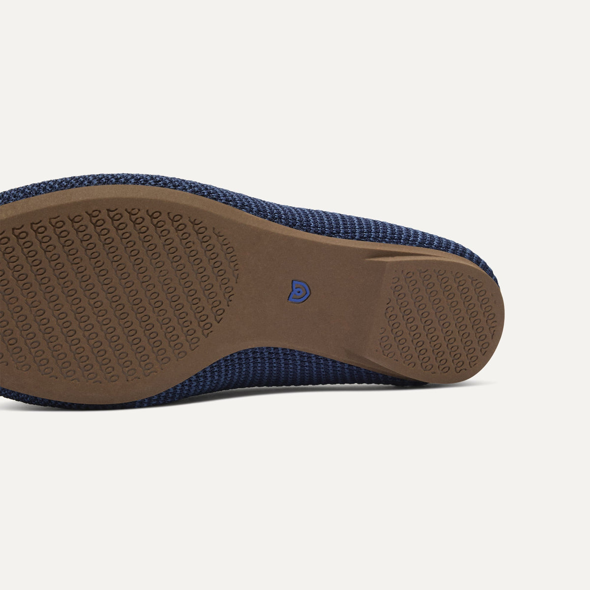 The Double Bit Loafer Mule in Blue Raffia-Knit | Rothys Women