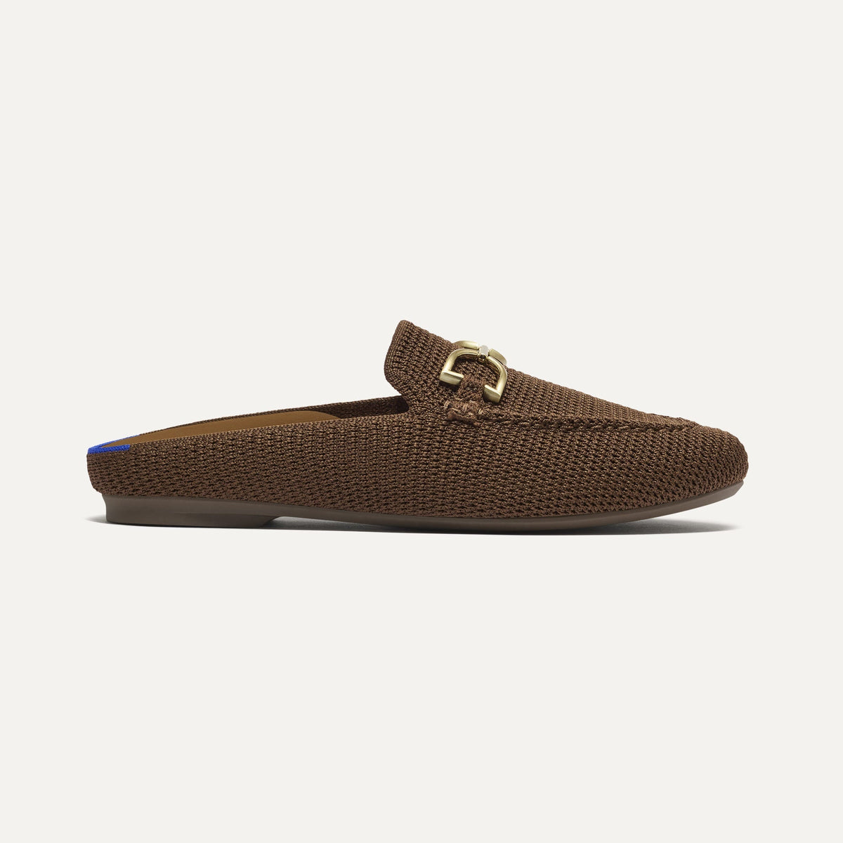 The Double Bit Loafer Mule in Cinnamon Raffia-Knit | Rothys Women