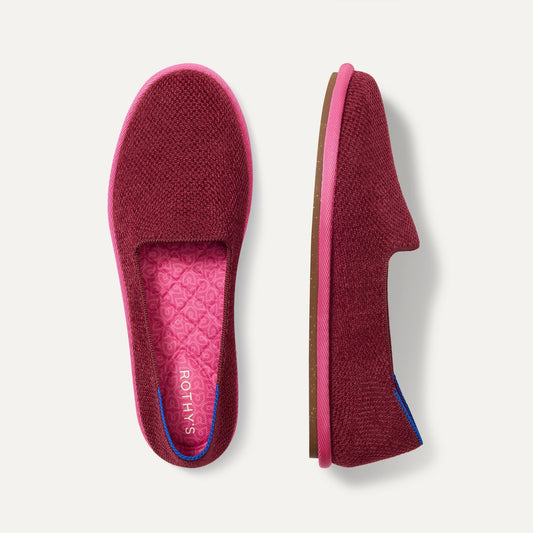 Women's ReVelvet™ Cruiser Loafer in ReVelvet™ Cabernet | Rothys Women|Men
