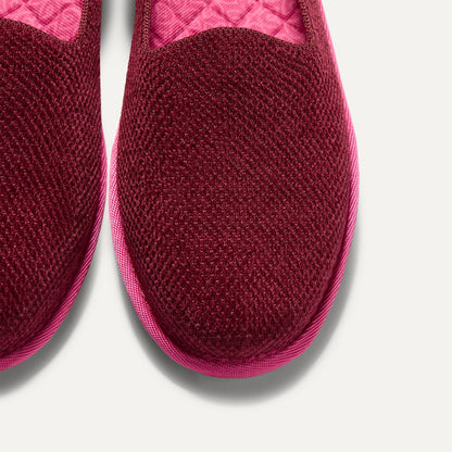 Women's ReVelvet™ Cruiser Loafer in ReVelvet™ Cabernet | Rothys Women|Men