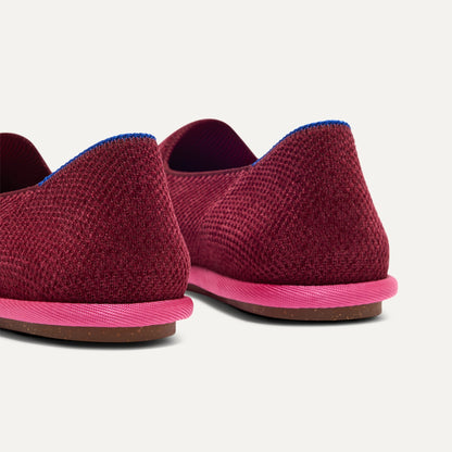 Women's ReVelvet™ Cruiser Loafer in ReVelvet™ Cabernet | Rothys Women|Men