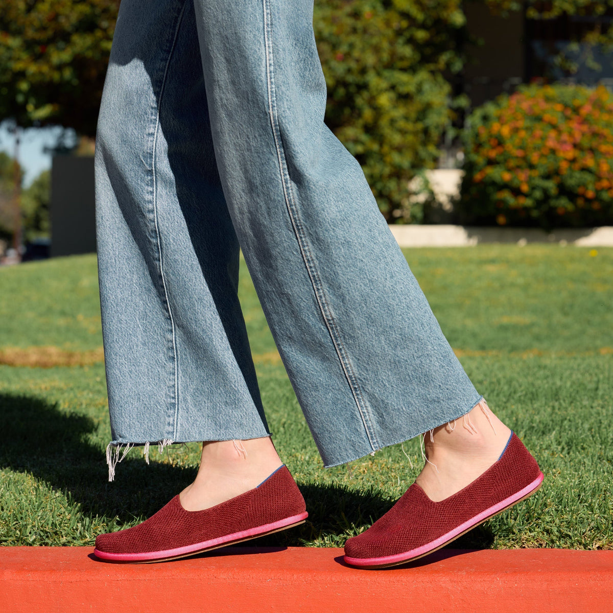 Women's ReVelvet™ Cruiser Loafer in ReVelvet™ Cabernet | Rothys Women|Men