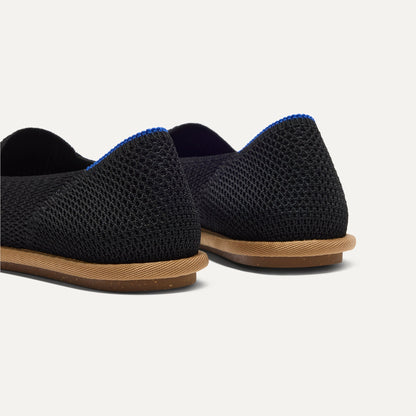 Women's Cruiser Loafer in Black Raffia-Knit | Rothys Women|Men