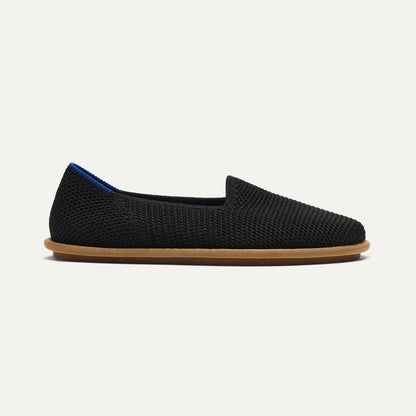 Women's Cruiser Loafer in Black Raffia-Knit | Rothys Women|Men