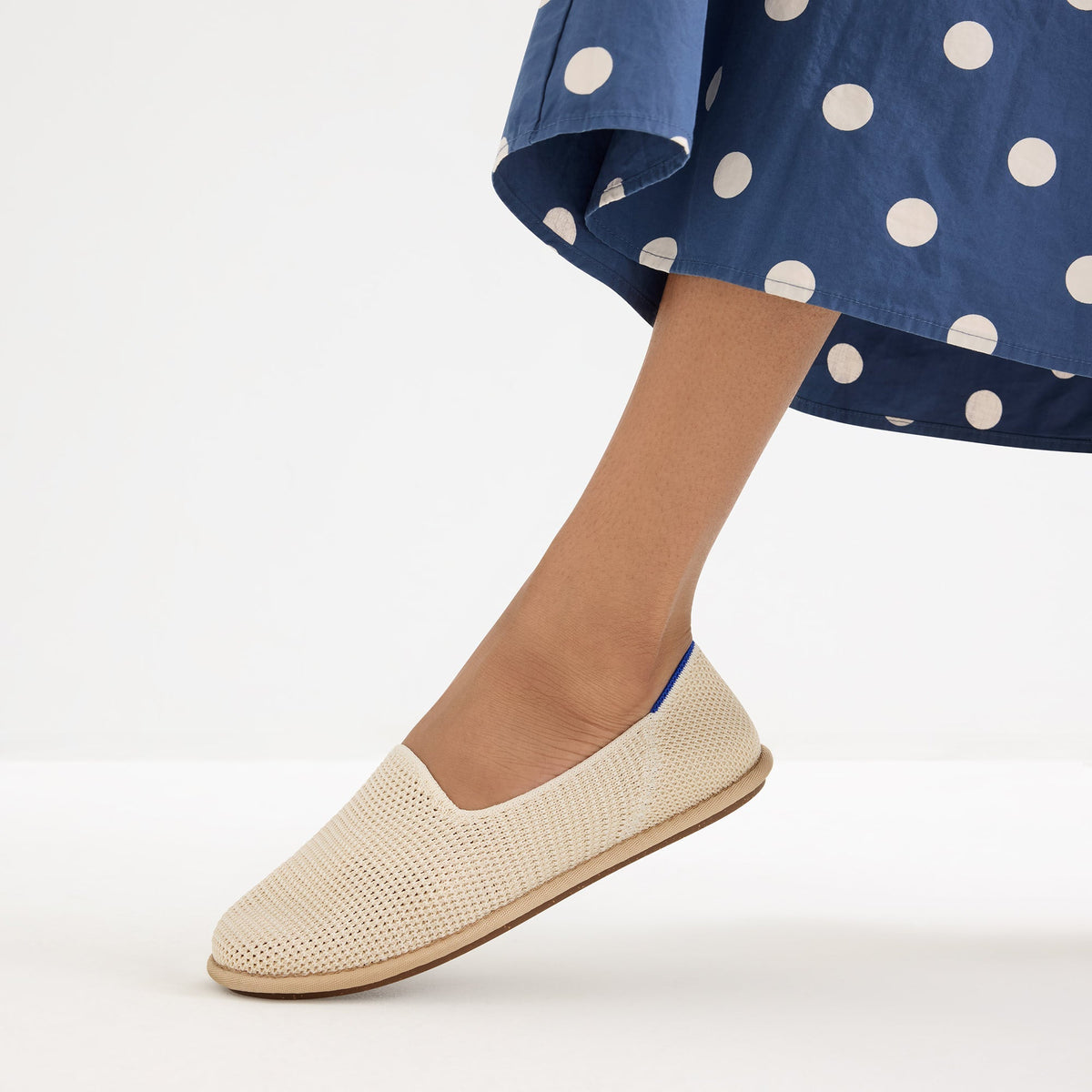 Women's Cruiser Loafer in White Raffia-Knit | Rothys Women|Men