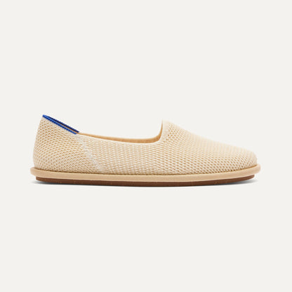 Women's Cruiser Loafer in White Raffia-Knit | Rothys Women|Men