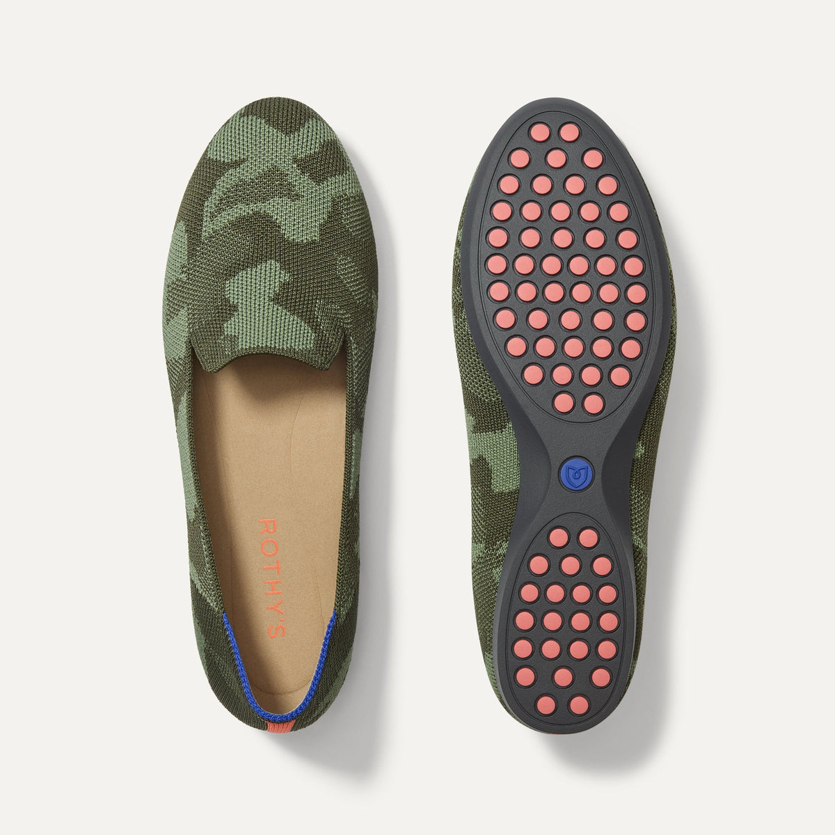 Women's Daily Loafer in Green Camo | Rothys Women|Men