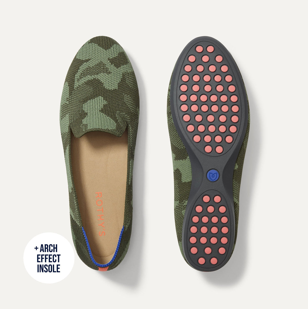 Women's Daily Loafer in Green Camo | Rothys Women|Men