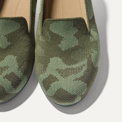 Women's Daily Loafer in Green Camo | Rothys Women|Men