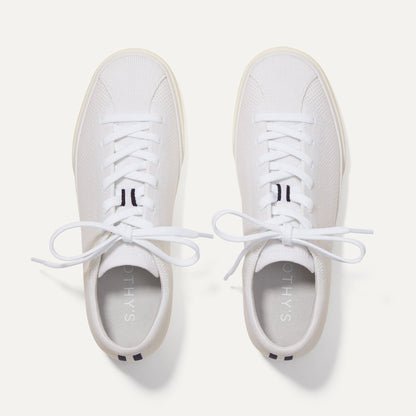 The Lace Up Sneaker in Bright White for Women | Rothys Women