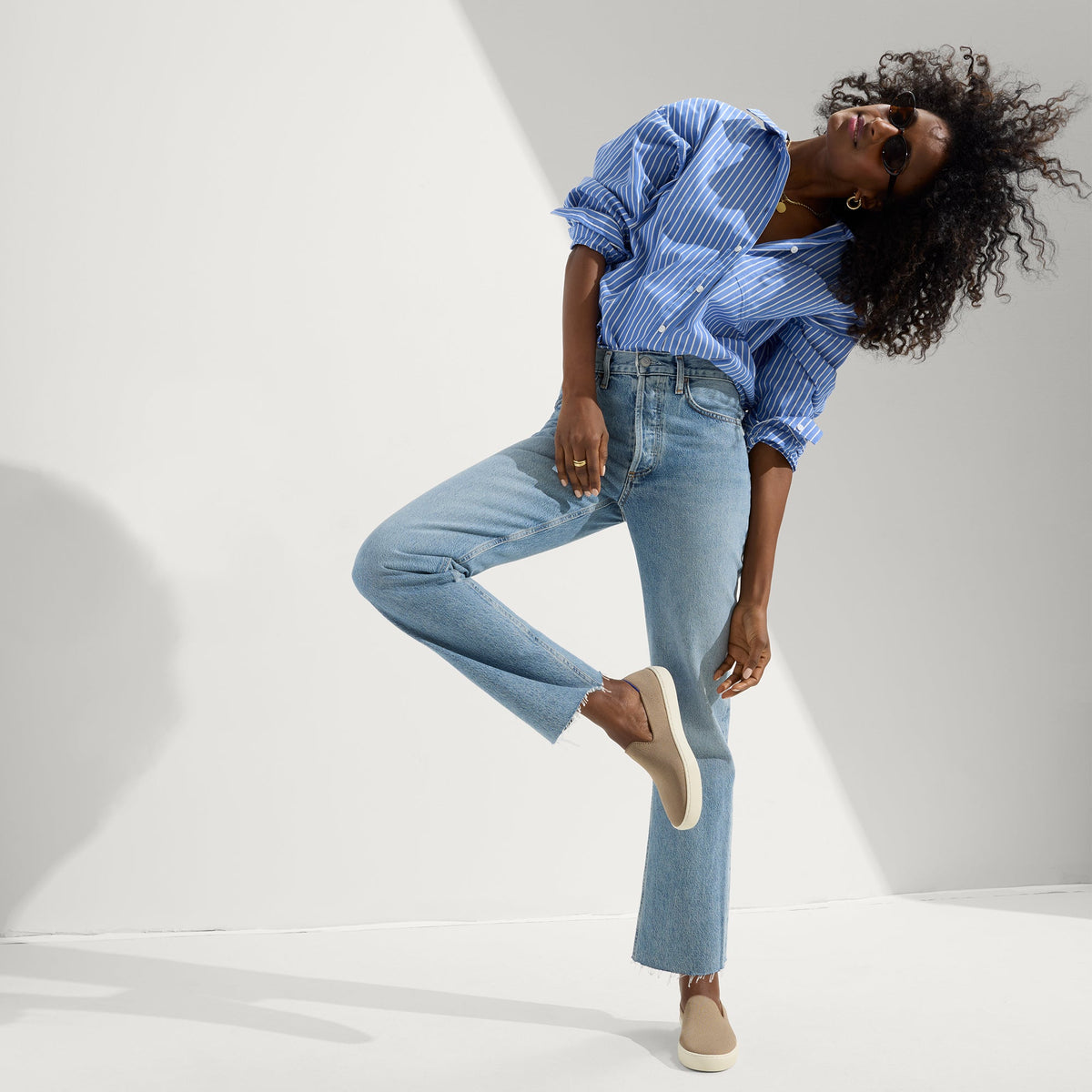 The Original Slip On Sneaker in Latte | Rothys Women