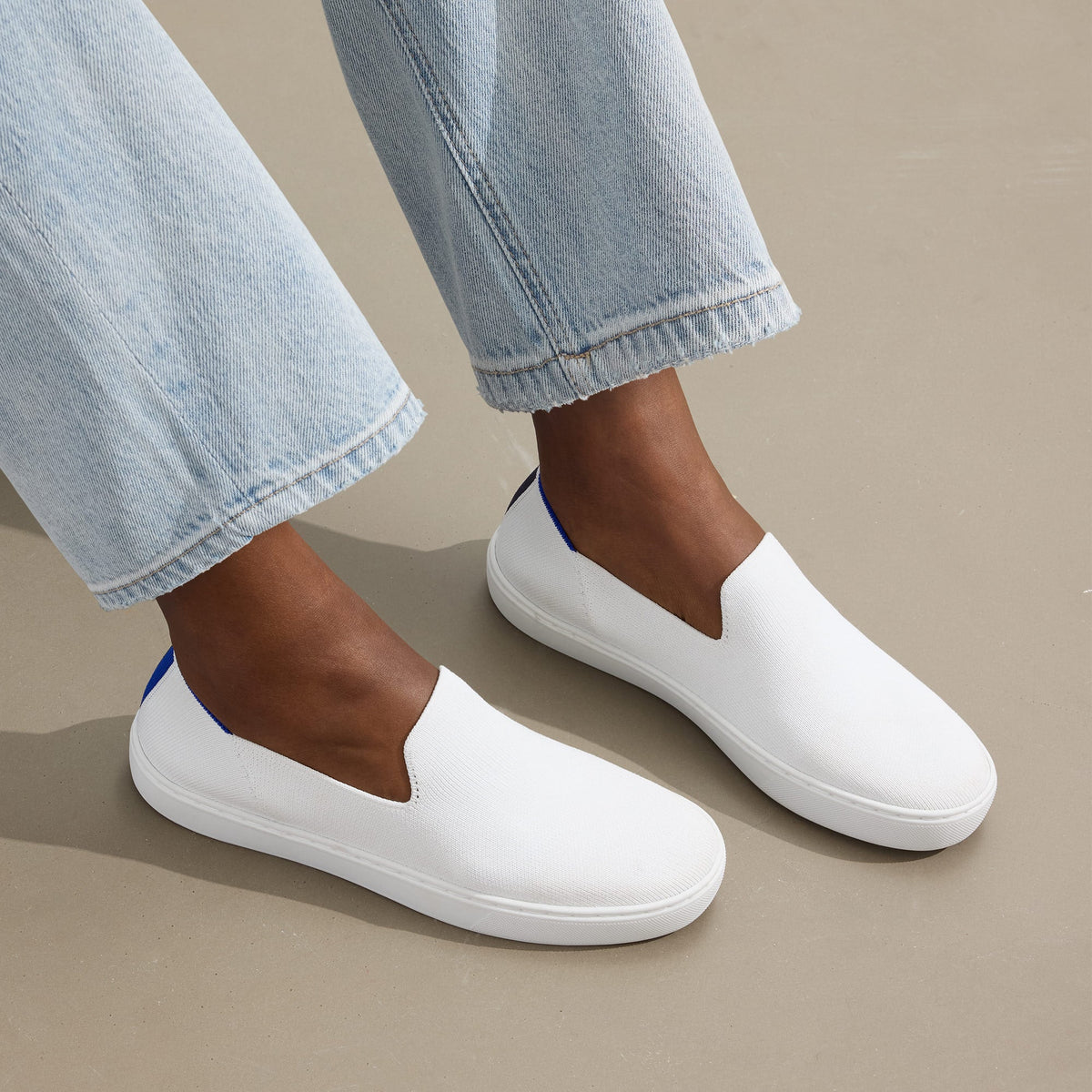 The Original Slip On Sneaker in Bright White | Rothys Women