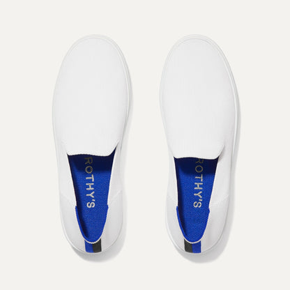 The Original Slip On Sneaker in Bright White | Rothys Women