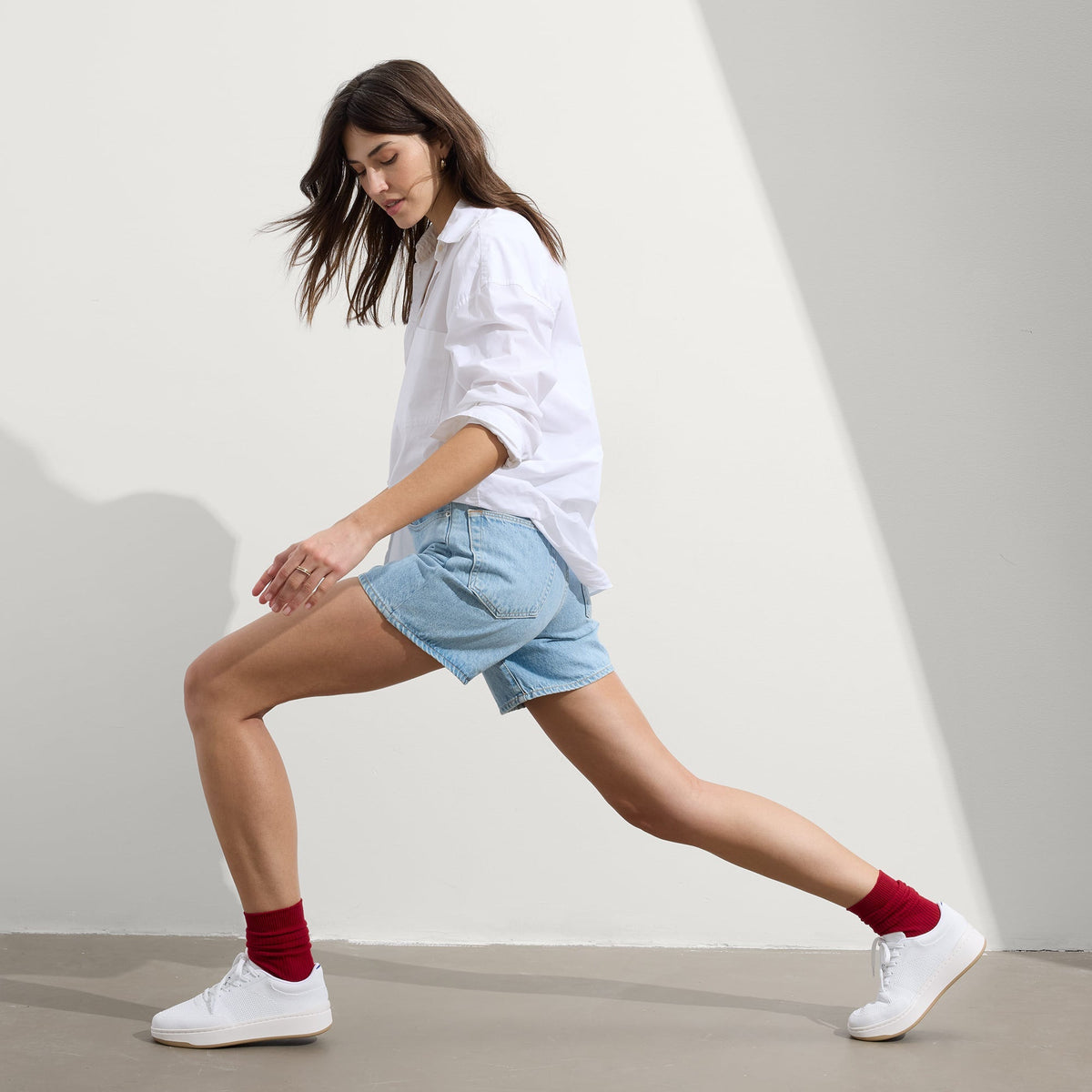 The Court Sneaker in Bright White | Rothys Women