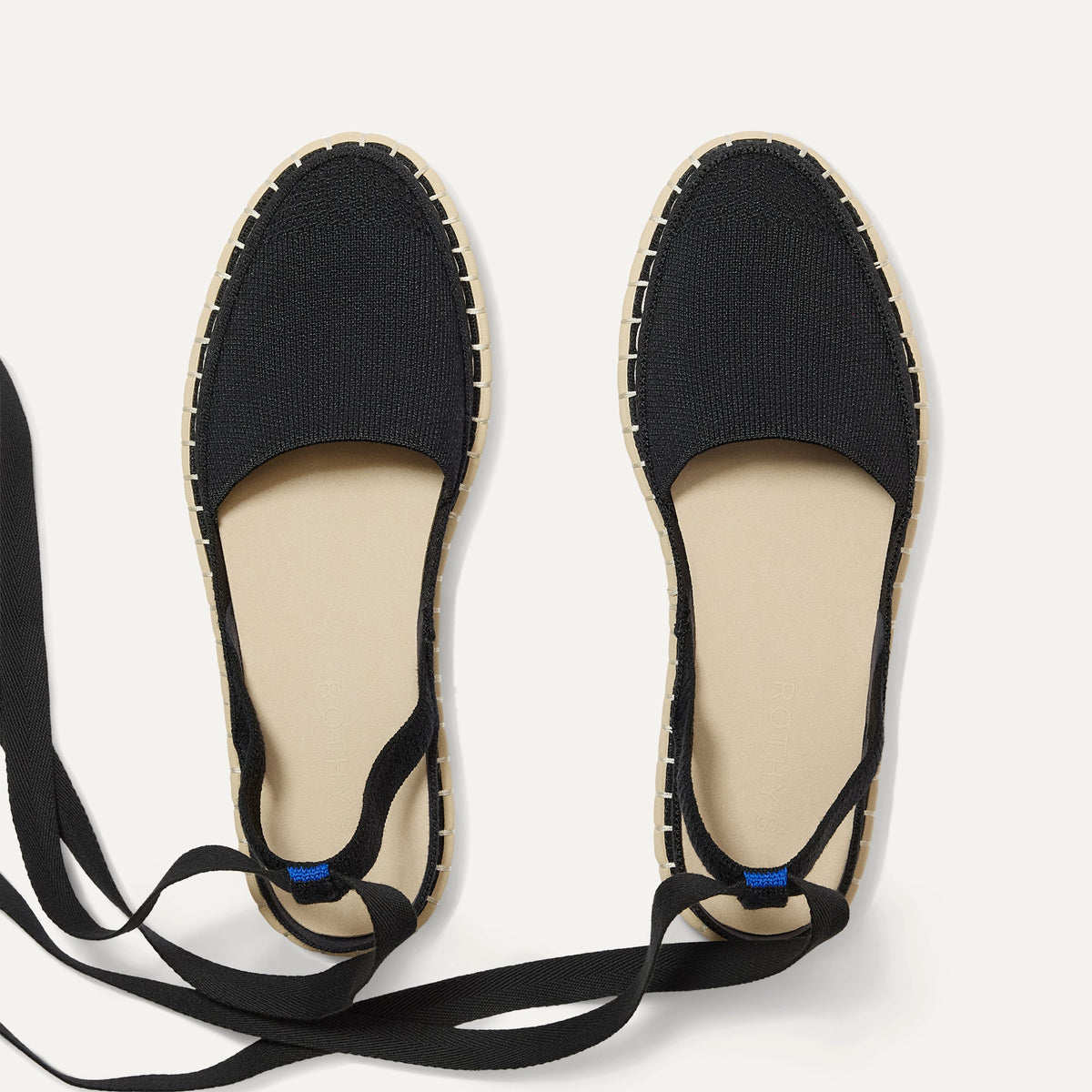 The D'Orsay Espadrille in Black | Rothys Women