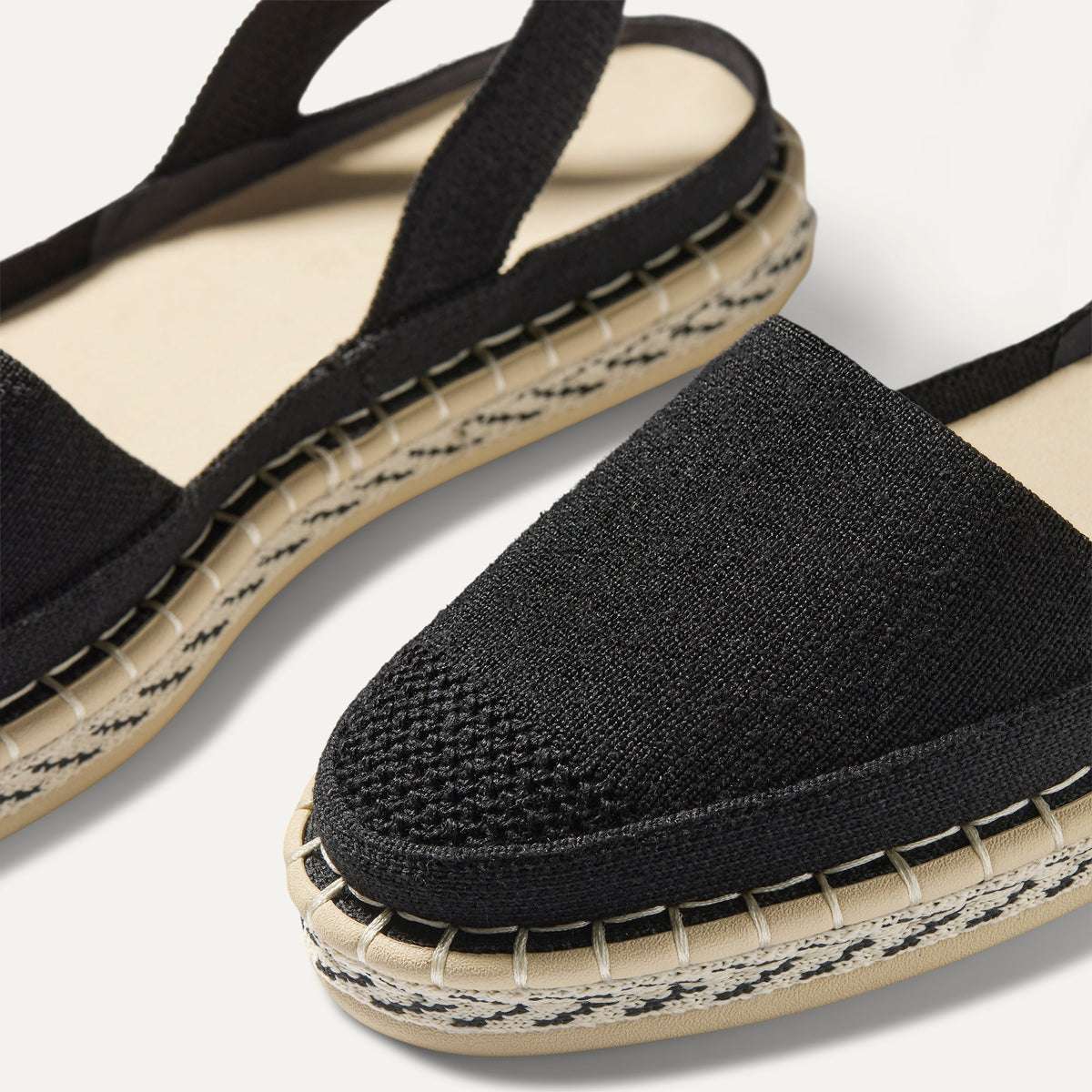 The D'Orsay Espadrille in Black | Rothys Women