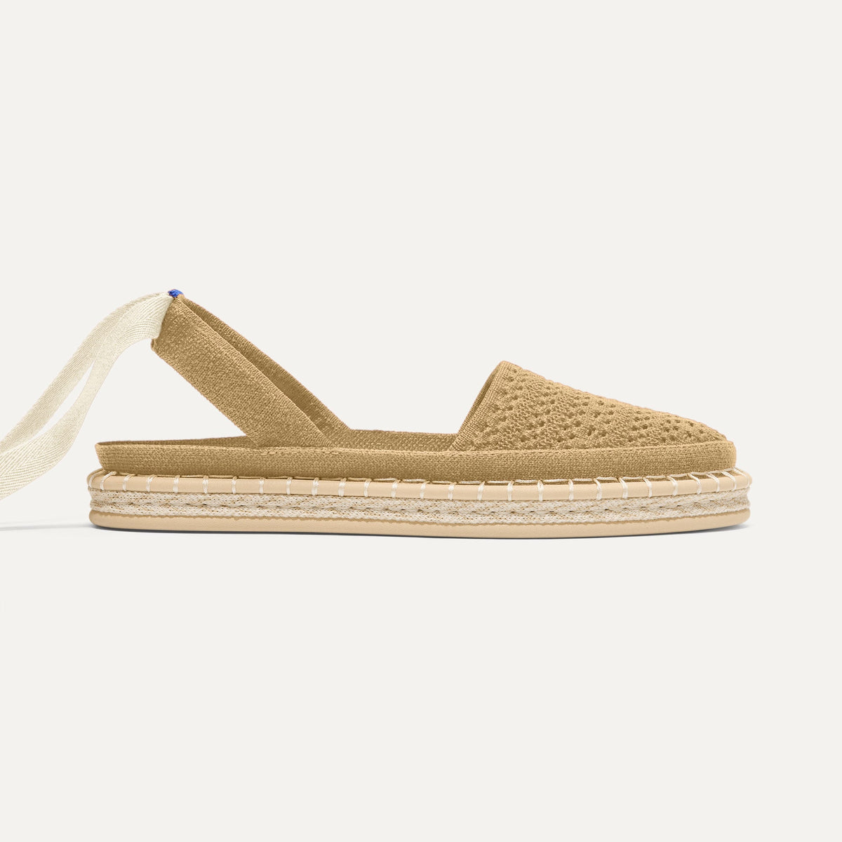 The D'Orsay Espadrille in Camel Crochet | Rothys Women