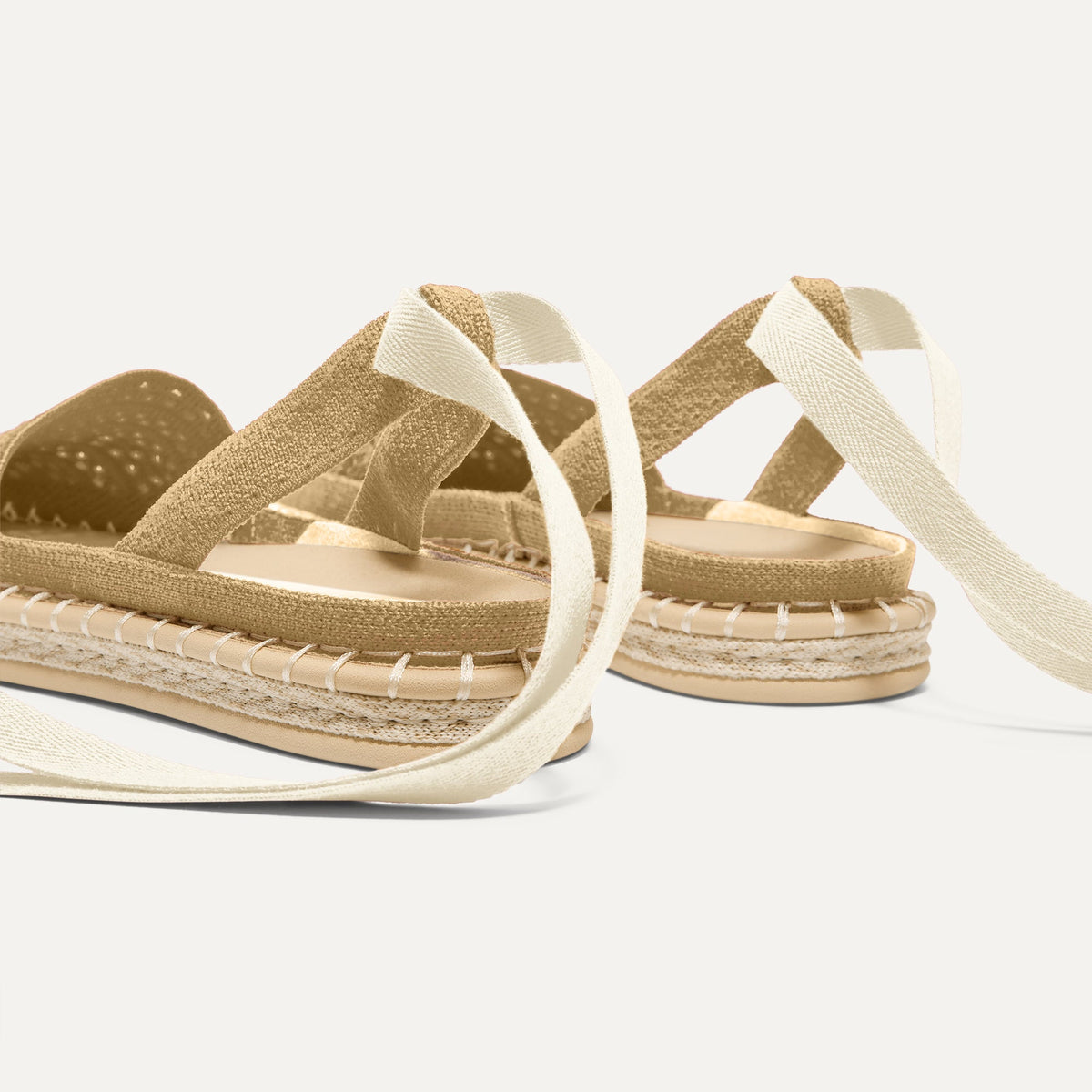 The D'Orsay Espadrille in Camel Crochet | Rothys Women