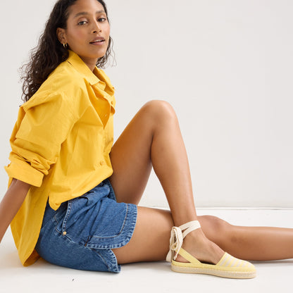 The D'Orsay Espadrille in Sunshine Stripe | Rothys Women