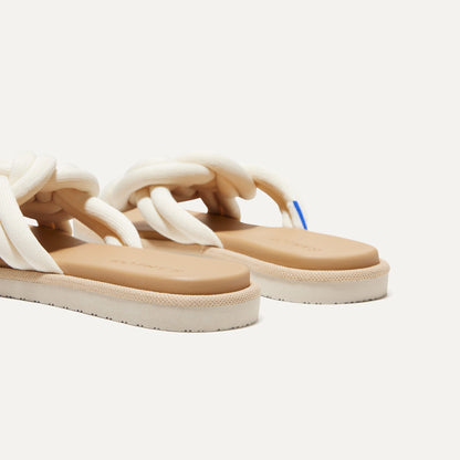 The Summer Sandal in White Sand | Rothys Women