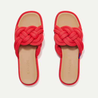 The Summer Sandal in Red Hot | Rothys Women