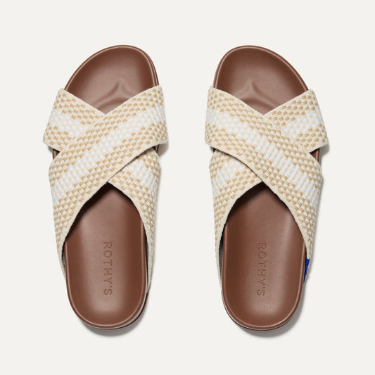 The Weekend Slide in Vanilla Cone | Rothys Women