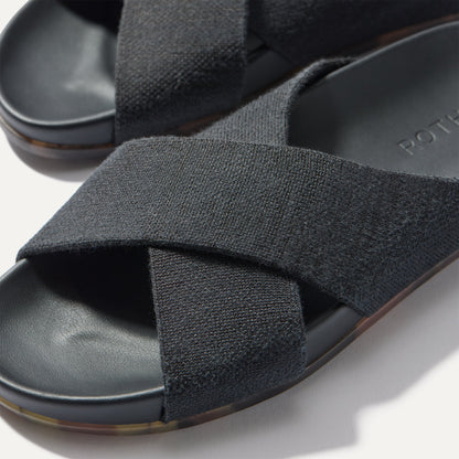 The Weekend Slide in Black | Rothys Women