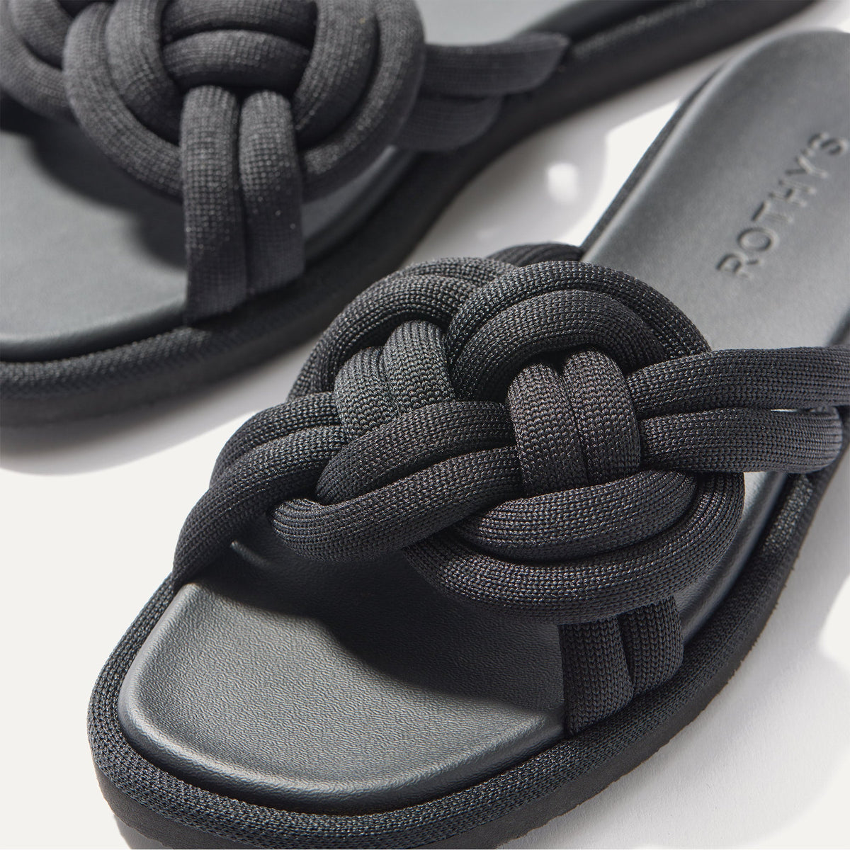 The Summer Sandal in Black | Rothys Women