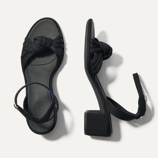The Knot Sandal in Black | Rothys Women
