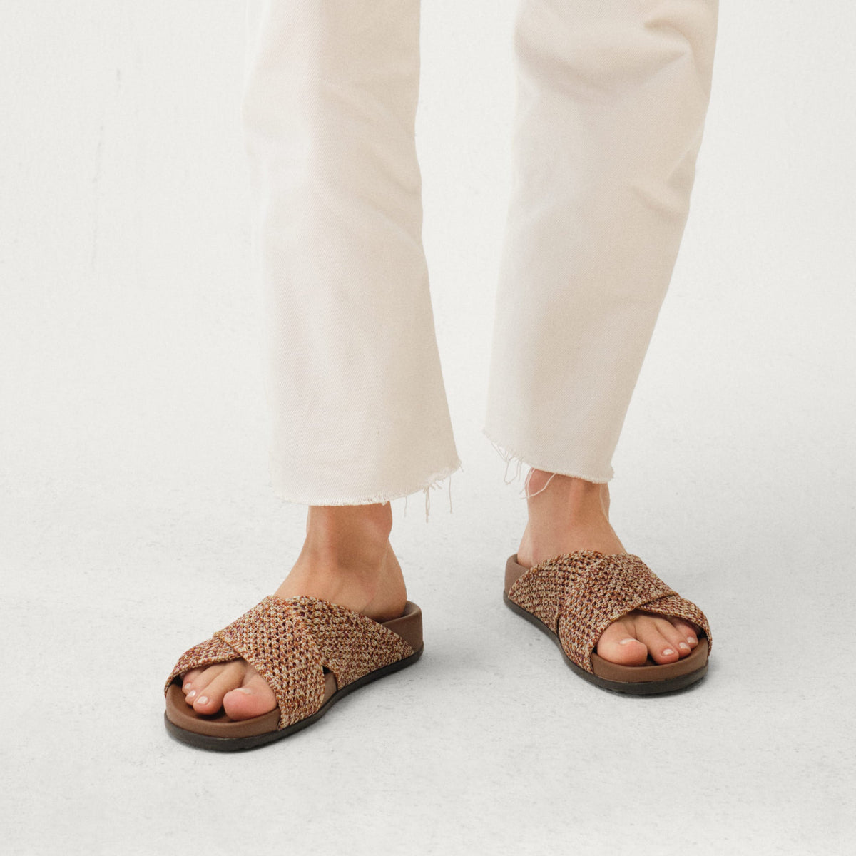 The Weekend Slide in Revive Mélange | Rothys Women