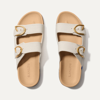 The Buckle Slide in Sea Salt | Rothys Women