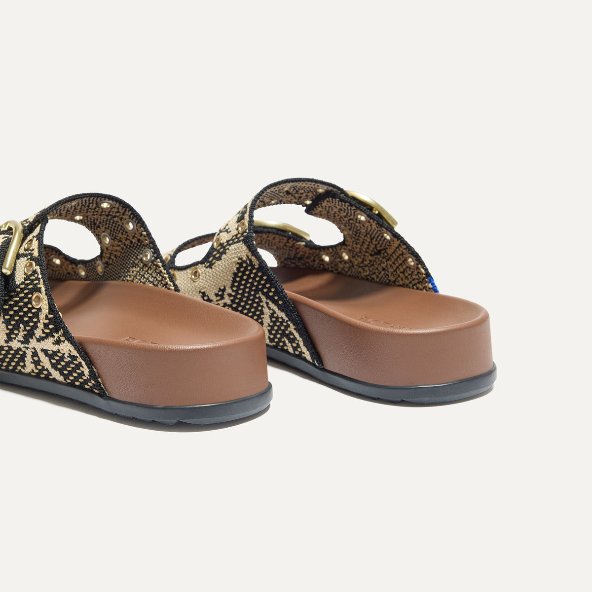 The Buckle Slide in Eyelet Bouquet | Rothys Women