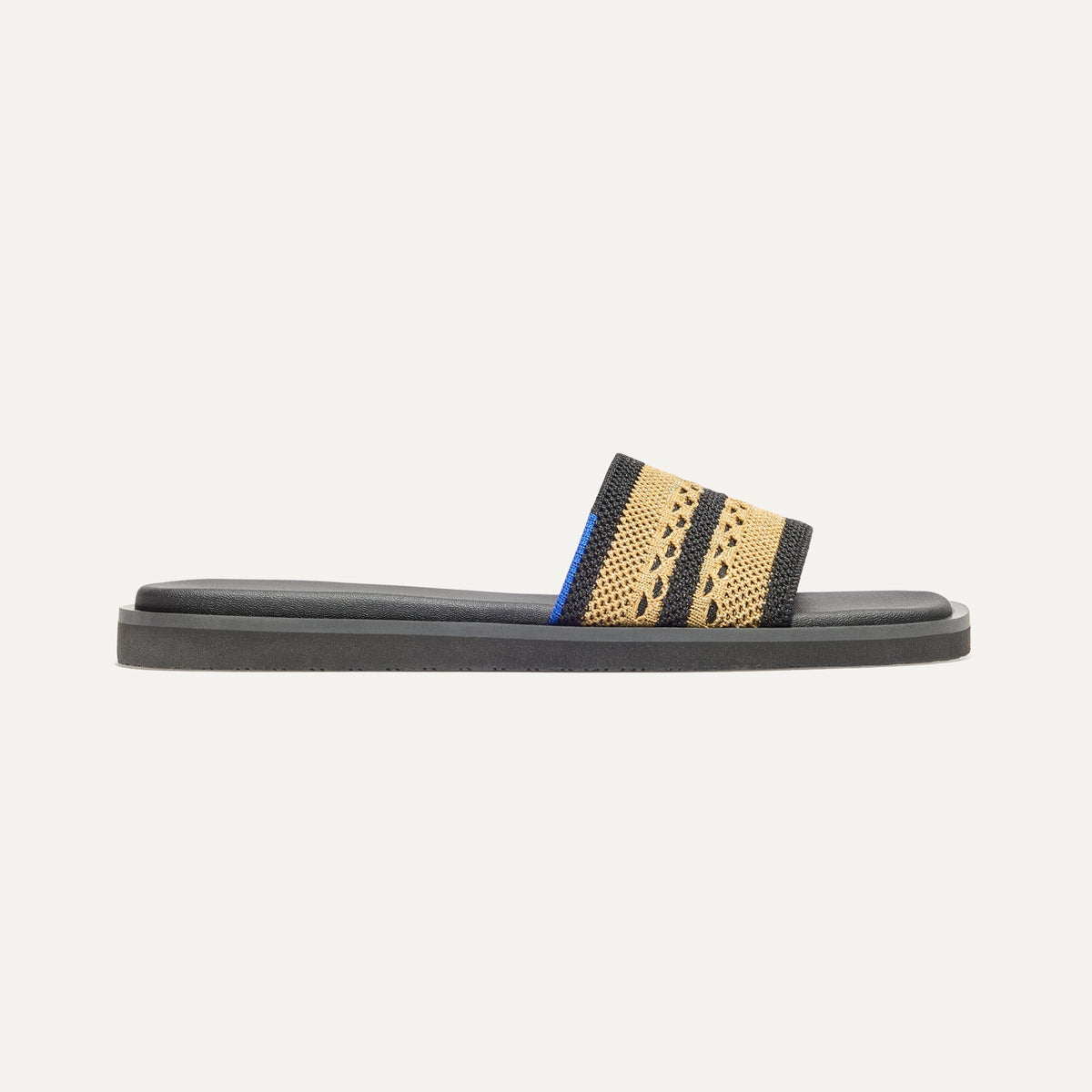 The Slide Sandal in Gilded Crochet | Rothys Women