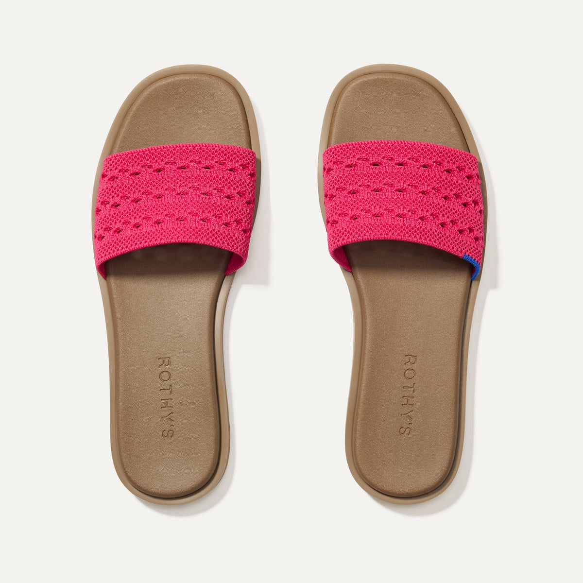 The Slide Sandal in Rouge Crochet | Rothys Women
