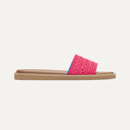 The Slide Sandal in Rouge Crochet | Rothys Women
