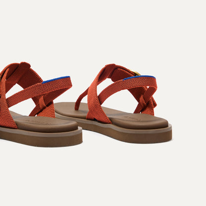 The T-Strap Sandal in Brick | Rothys Women
