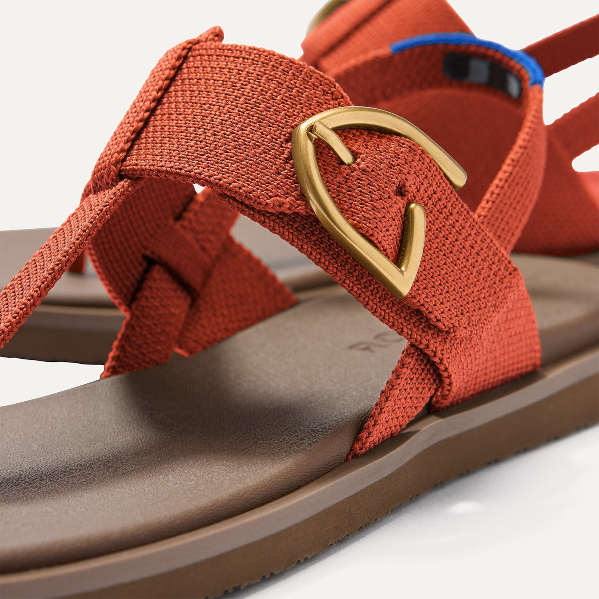 The T-Strap Sandal in Brick | Rothys Women
