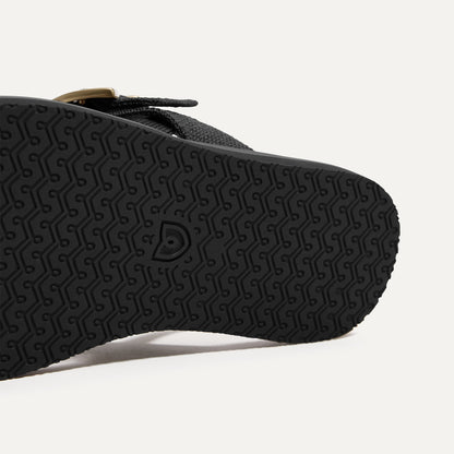 The T-Strap Sandal in Black | Rothys Women