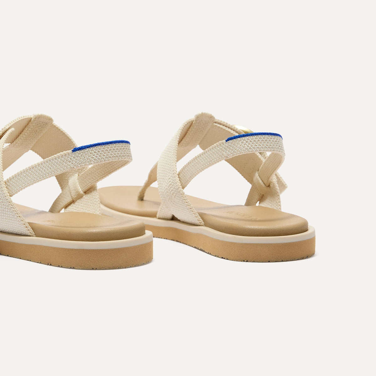 The T-Strap Sandal in Cream Puff | Rothys Women