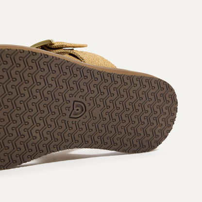 The T-Strap Sandal in Metallic Golden Sun | Rothys Women