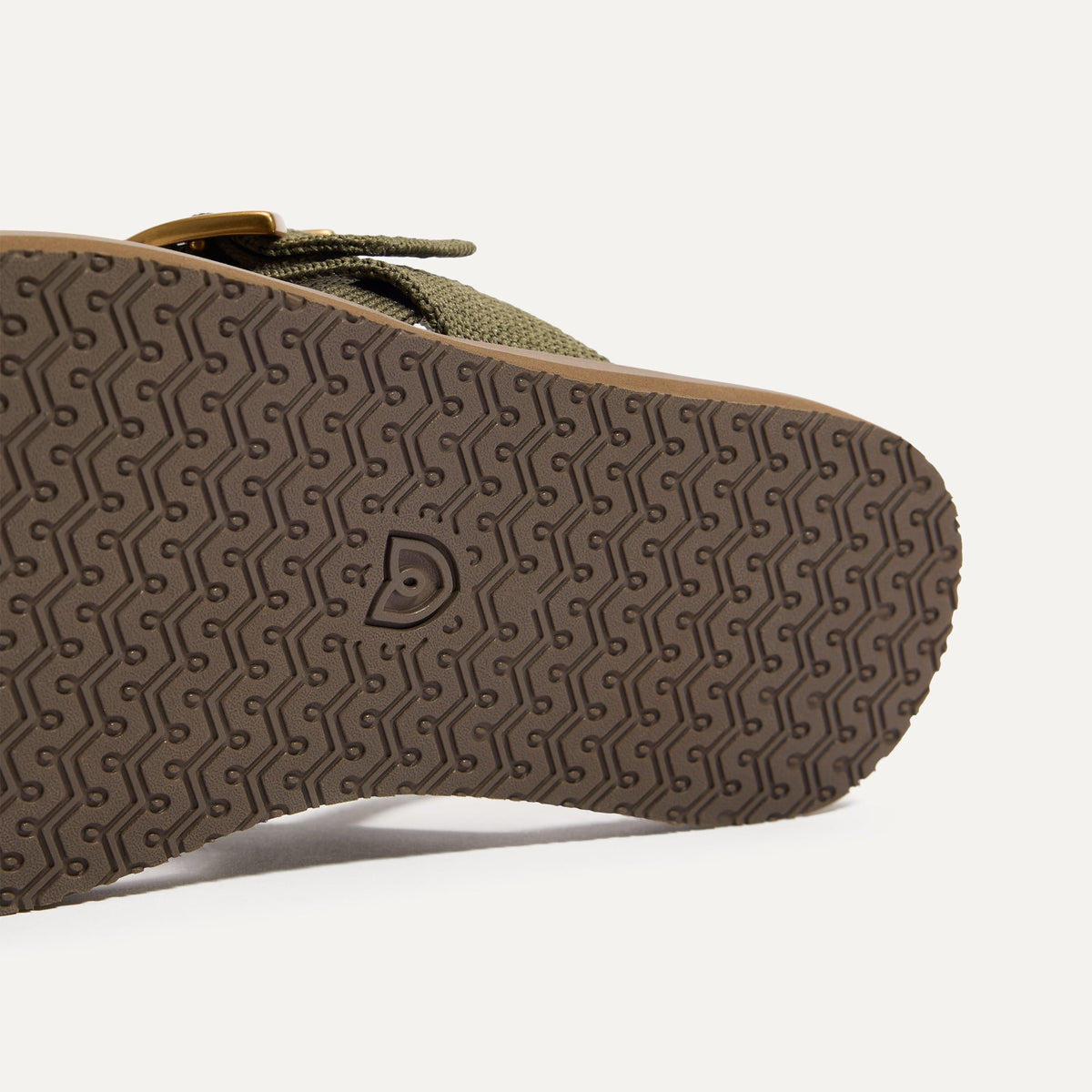 The T-Strap Sandal in Safari Green | Rothys Women