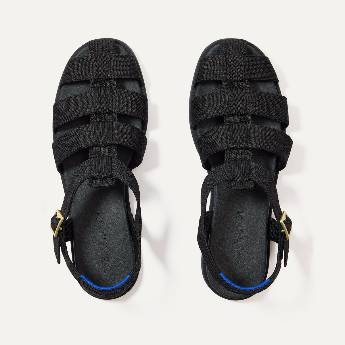 The Fisherman Sandal in Black | Rothys Women